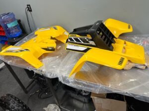 🔥 YAMAHA BANSHEE FULL OEM PLASTIC KIT – USED, PERFECT CONDITION, 1-MONTH WARRANTY!